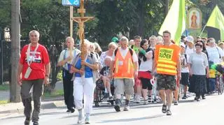 Pielgrzymi w drodze na Jasną Górę. fot. arch