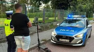 Policyjna akcja "e-Hulajnoga, e-Rower - Lokalnie!" na Mazowszu