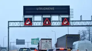 Utrudnienia po zderzeniu na trasie S2