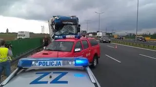 Wypadek na trasie S8