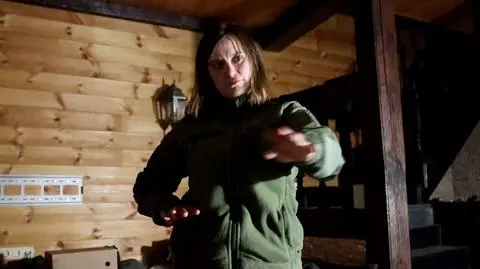 Kadr z filmu "Żołnierki Ukrainy"