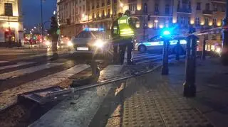 Wypadek na placu Trzech Krzyży