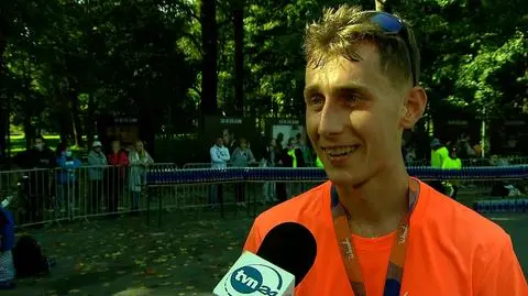 Wygrał "Biegnij Warszawo". "Wczoraj byliśmy na weselu, także za dużo nie pospałem"
