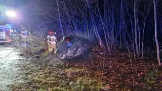 Pożar auta na ulicy Czecha         