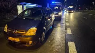 Hitting a pedestrian on Żwirki i Wigury