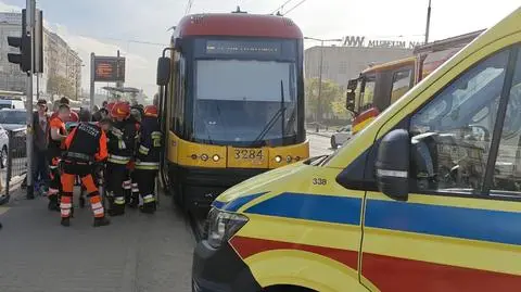 Zderzenie tramwajów na rondzie de Gaulle’a