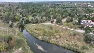 Służby prowadziły akcję w rejonie jeziora Łacha