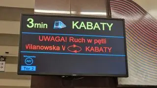 Pociągi metra wróciły na stację Wilanowska 