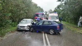 Wypadek pod Warszawą