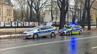 Kolizja w alei Szucha z udziałem sędziego TK