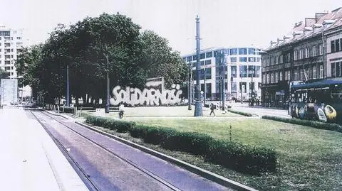 Ogromny napis "Solidarność" stanie przy placu Bankowym?