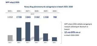 Planowany dług do zaciągnięcia