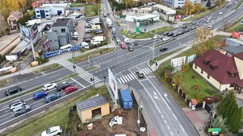 Skrzyżowanie Alej Jerozolimskich i Regulskiej