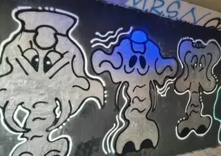 Zatrzymani za graffiti w przejściu podziemnym