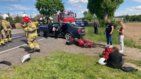 Zderzenie w miejscowości Romany-Sebory