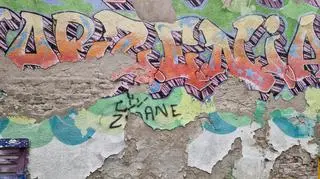 Zinedine Zidane zostawił autograf na praskim murze