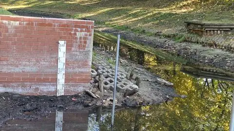 Wyschnięta fosa w Forcie Bemowo
