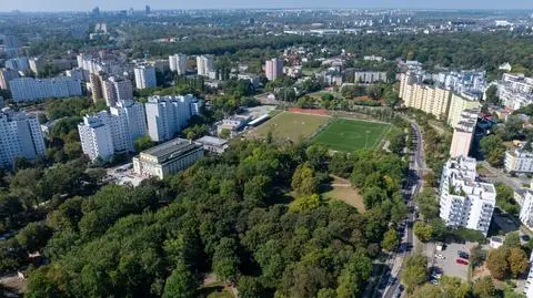 Park Wiecha z lotu ptaka