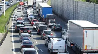 Zamknięta jedna nitka tunelu Południowej Obwodnicy Warszawy, utrudnienia