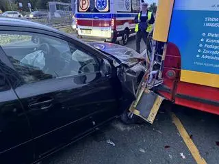 Kolizja w alei Krakowskiej