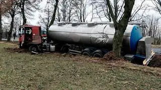 Poważny wypadek na drodze z Drobina do Płocka