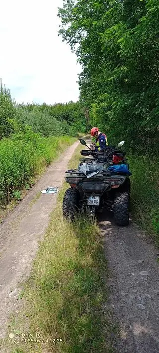 Poszukiwania zaginionego seniora 