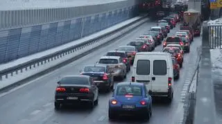 Korek na Trasie Toruńskiej