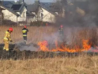 Pożar na Białołęce 