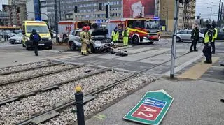 Zderzenie na placu Zawiszy 