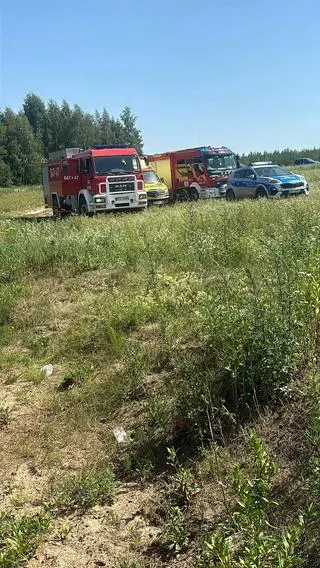 Akcja ratownicza w miejscowości Kutyski 