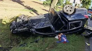 Wypadek w miejscowości Żebry-Idźki
