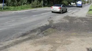 Dziurawe skrzyżowanie na Swojskiej