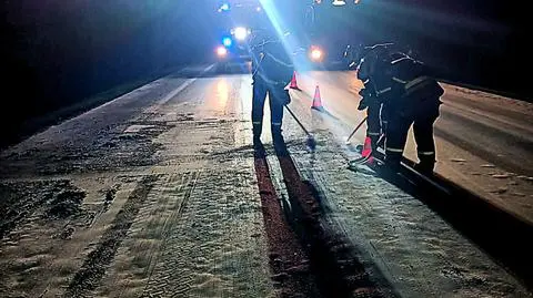 O co chodzi z tym błotem? Trzy razy blokowało ruch na drodze 631