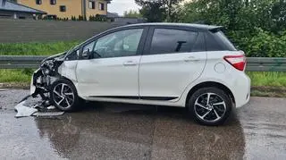 Wypadek na Ostródzkiej 