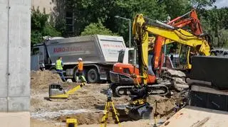 Budowa przejścia podziemnego na Dworcu Gdańskim