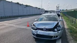 Kolizja na S2
