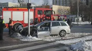 Wypadek na ul. Broniewskiego