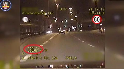 Policja zatrzymała 16-latka pędzącego 136 km/h