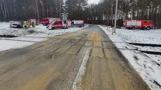 Wypadek szynobusu w Łącku pod Płockiem