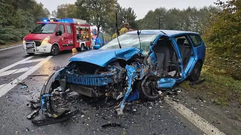 Wypadek w miejscowości Wola Łącka