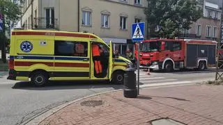 Kierowca uderzył w salon kosmetyczny