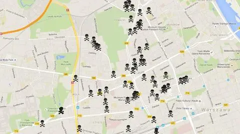 Mapa zagrożeń gruntu. 68 punktów na Woli