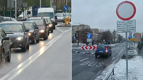 Poniedziałek bez Górczewskiej. "Podwójne pasy, korki na objazdach"