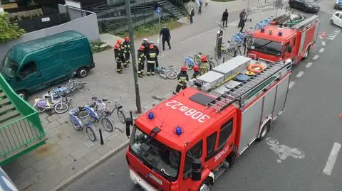 Samochód uderzył w stację Veturilo