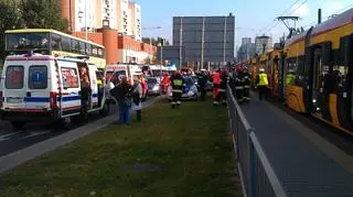 W al. Jana Pawła zderzył się trzy tramwaje