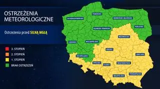 Mapa ostrzeżeń meteorologicznych