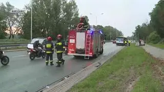 Lech Marcinczak o zderzeniach na Wisłostradzie i S8