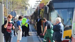 Zepsuty autobus zablokował tramwaje