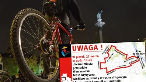 Masa Krytyczna "w poszukiwaniu zaginionych rowerów"