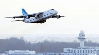 An-124 w Warszawie / fot. Lotniskoch Chopina